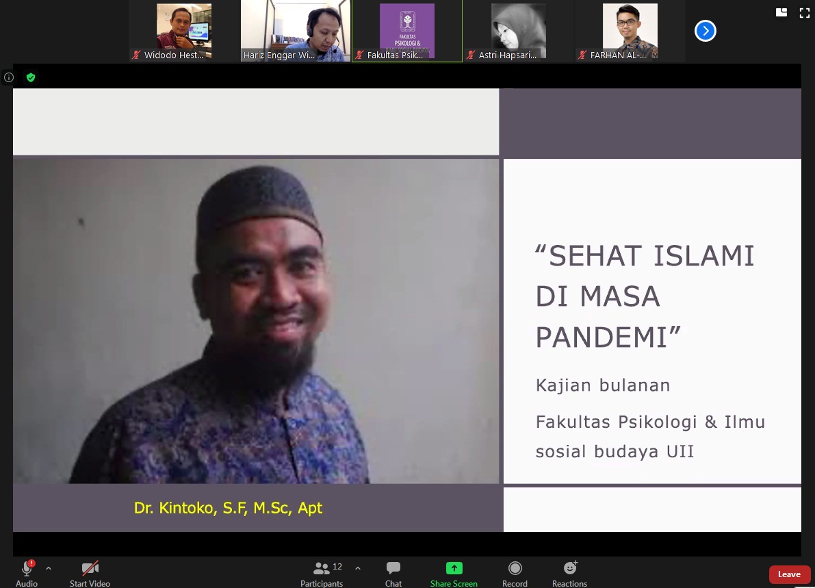 Sehat Islami Di Masa Pandemi Fakultas Psikologi Universitas Islam Indonesia